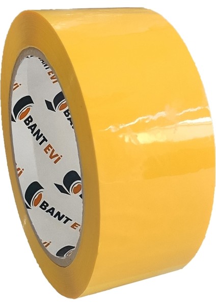 Sarı Koli Bandı 45mmx100m Renkli Koli Bantı Sarı Renk Hotmelt Yapışkanlı