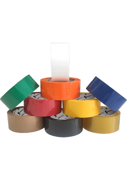 Sarı Koli Bandı 45mmx100m Renkli Koli Bantı Sarı Renk Hotmelt Yapışkanlı modelleri