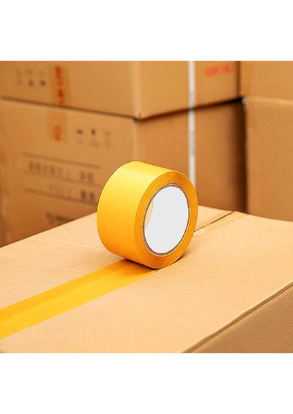 Sarı Koli Bandı 45mmx100m Renkli Koli Bantı Sarı Renk Hotmelt Yapışkanlı indirimleri