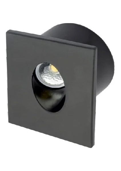 3W Ledli Koridor Arm. Siyah Kasa(Günışığı)