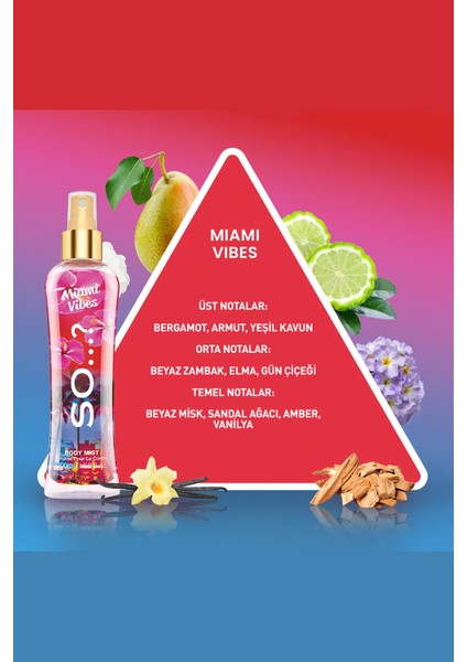 Miami Vibes Vücut Spreyi 200 ml