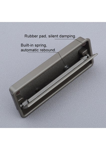 Yuekeda-Gardırop Oluklu Fırçalama Kolu, Delik Mesafesi: 96MM (Yurt Dışından)