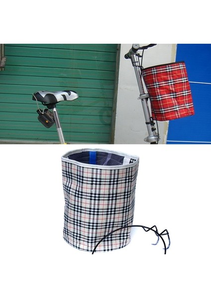 5 Parça Bisiklet Bezi Asma Sepeti (Yurt Dışından)