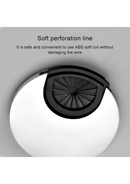 Yuekeda-2 Parça Masa Yuvarlak Diş Açma Kutusu Delik Kapağı 50MM (Yurt Dışından)