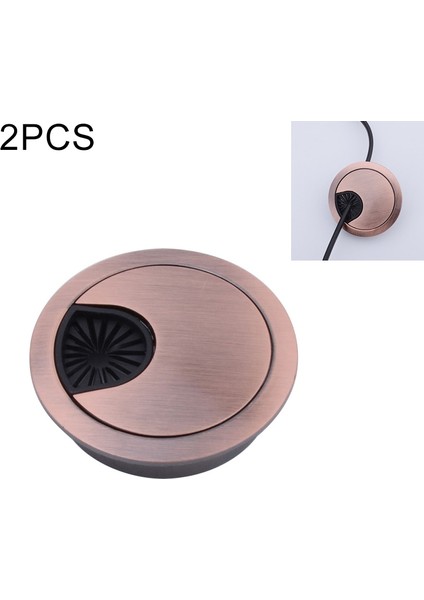Yuekeda-2 Parça Masa Yuvarlak Diş Açma Kutusu Delik Kapağı 50MM (Yurt Dışından) fiyatları