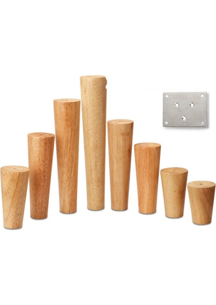 Yuekeda-Mobilya Sandalye Ayakları, Boyut: 18 Cm, Stil: Dikey (Yurt Dışından)
