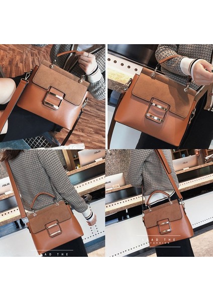 Yuekeda-Kadın Buzlu Geniş Omuz Askılı Kare Çanta (Yurt Dışından) fırsatları