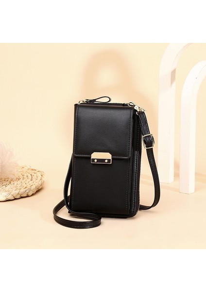 Yuekeda-Kadın Omuz Crossbody Çanta Kilidi Küçük Kare Çanta (Yurt Dışından)