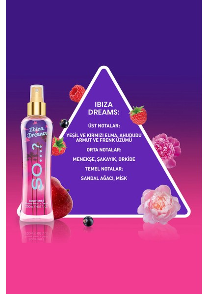 İbiza Dreams Vücut Spreyi 200 ml