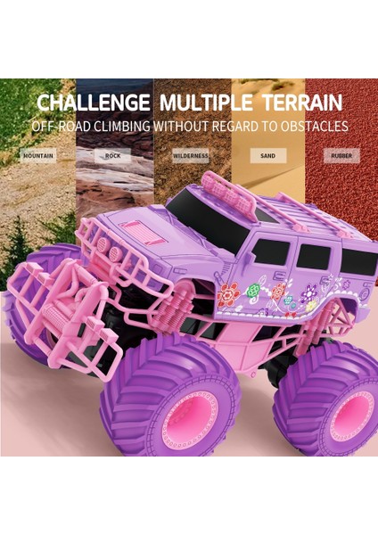 Barbie Renkli Çocuk Oyuncak Arabası,(Model C) (Yurt Dışından)