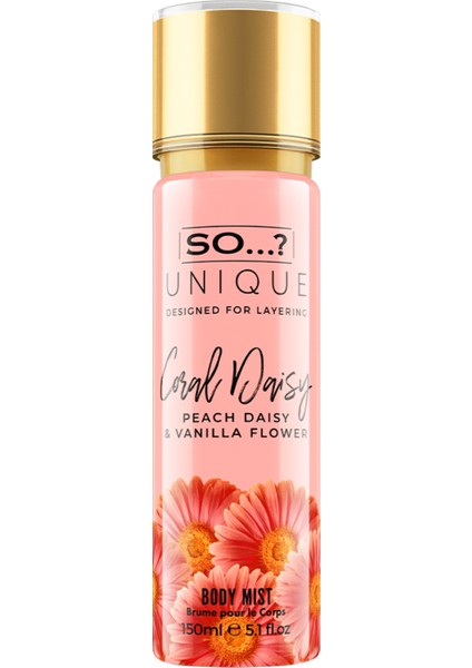 Unique Coral Daisy Vücut Spreyi 150 ml