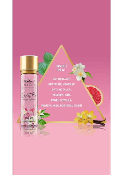 Unique Sweet Pea Vücut Spreyi 150 ml