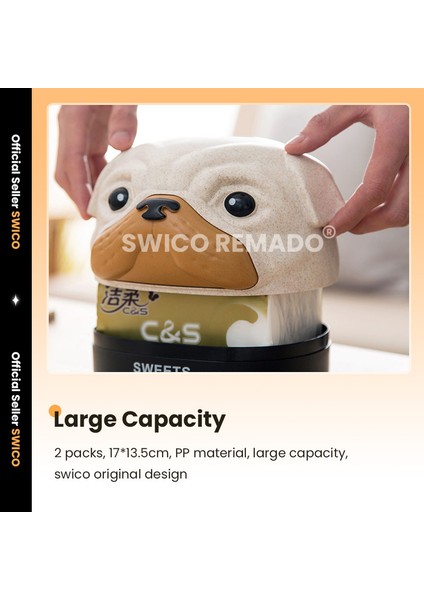 Yaratıcı Köpek Şekilli Mendil Tutucu 2 Adet (Yurt Dışından) modelleri