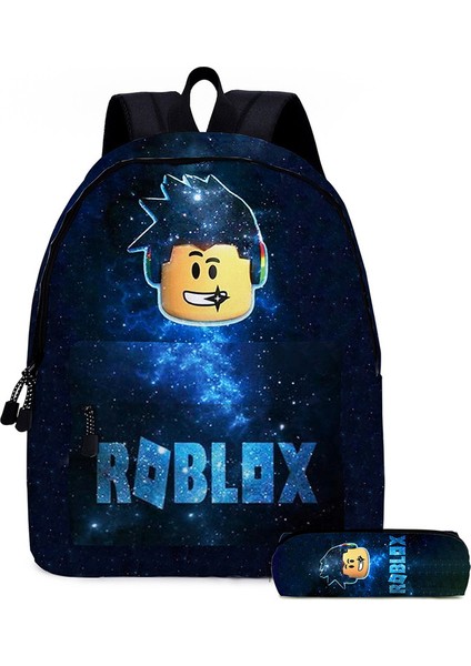 Kalem Kutulu Sevimli Karikatür Roblox Okul Çantası (Yurt Dışından)