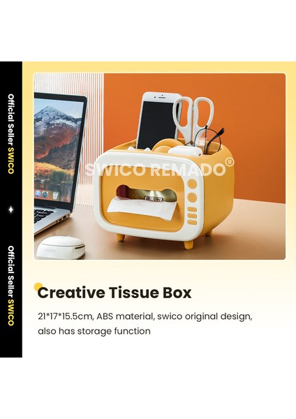 Yaratıcı Tv Şekilli Mendil Tutucu (Yurt Dışından) fiyatları