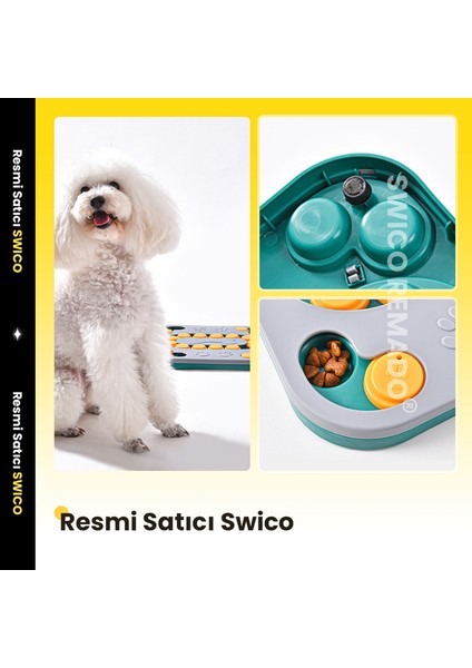 Swico Remado Köpek Yapboz Oyuncakları Küçük Evcil Hayvanlar Için Yavaş Besleyici (Yurt Dışından)