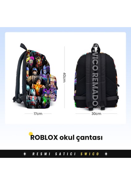 Kalem Kutulu Sevimli Karikatür Roblox Okul Çantası (Yurt Dışından) fiyatları
