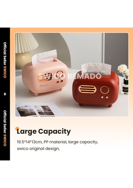 Yaratıcı Radyo Şekilli Mendil Tutucu (Yurt Dışından) modelleri