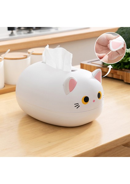 Creative Kitten Şekilli Mendil Tutucu (Yurt Dışından)