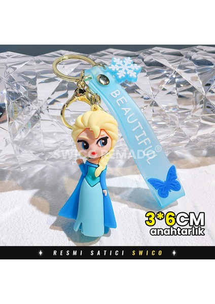 Sevimli Karikatür Prenses Modeli Anahtarlıklar 2 Adet (Yurt Dışından) fiyatları
