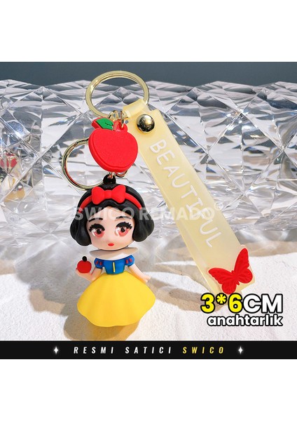 Sevimli Karikatür Prenses Modeli Anahtarlıklar 2 Adet (Yurt Dışından) modelleri
