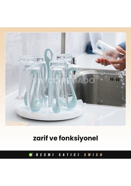 Kuğu Şekilli Bardak Drenaj Rafı (Yurt Dışından) modelleri
