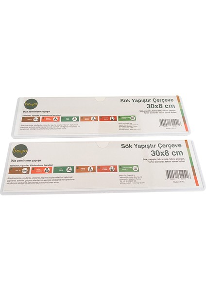 Sök Yapıştır Çerçeve 30 x 8 NP00051 2'li