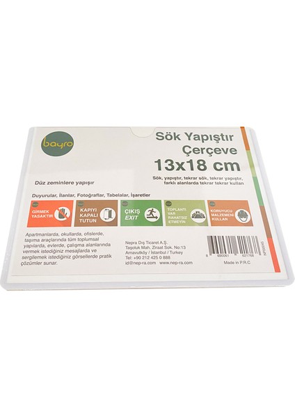 Sök Yapıştır Çerçeve 13 x 18 NP00045