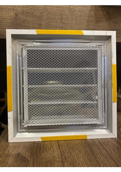 23X23 Alüminyum Menfez Yüzeysel Hareketli Beyaz