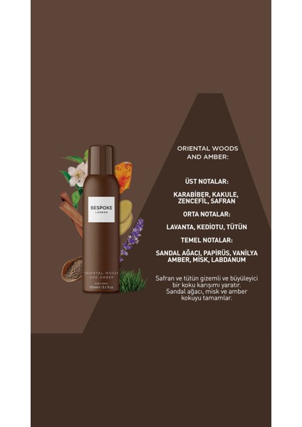 - Oriental Woods And Amber - Erkek Deodorant 150 ml fiyatları