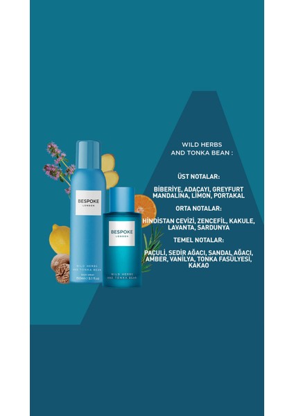- Wild Herbs and Tonka Bean Edp Erkek Parfümü 100ml