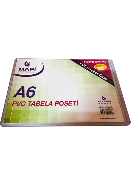 Pvc Tabela Posetleri A6 40'li Paket