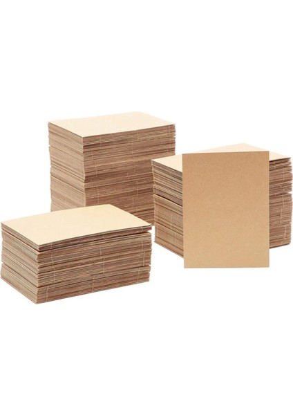 3 Adet 65*55 Oluklu Mukavva Karton 3 mm Maket Kartonu - Ödev Kartonu - Tuval Kartonu