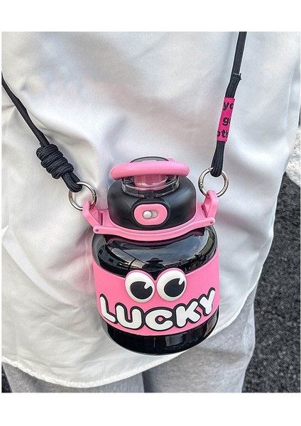 Sweet Ruı Big Eyes Çelik Çocuk Yalıtımlı Su Şişesi, 660ML (Yurt Dışından)