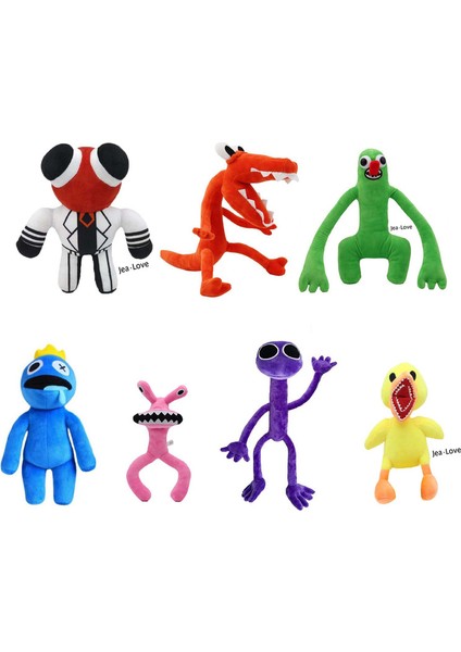 Jea·love 7 Pieces Rainbow Friends Stuffed Toys Kids Gifts Dolls (Yurt Dışından)