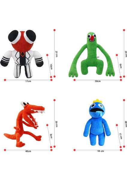 Jea·love 7 Pieces Rainbow Friends Stuffed Toys Kids Gifts Dolls (Yurt Dışından) fiyatları