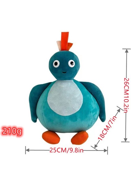 Jea·love 26 cm Twirlywoos Robin Çocuklara Hediye Bebek Peluş Oyuncak (Yurt Dışından)