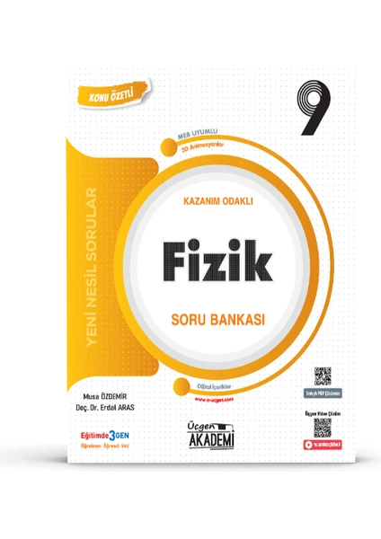 Üçgen Yayınları 9. Sınıf Fizik Soru Bankası