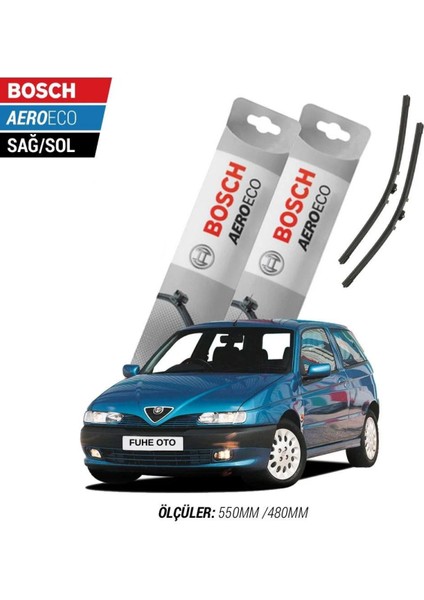 Alfa Romeo 145 1995 Model Bosch Aeroeco Muz Silecek Takımı