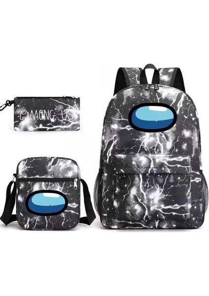 Ortaokul Öğrencilerinin Üç Parçalı Sırt Çantası Seti (Yurt Dışından)