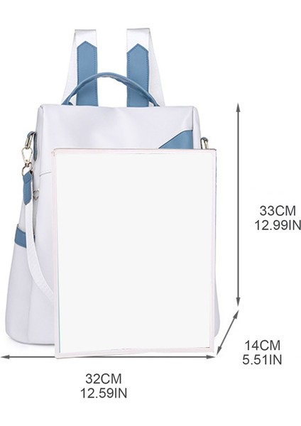 Nachen Kız Çocuk Sırt Çantası - Beyaz (Yurt Dışından) fiyatları