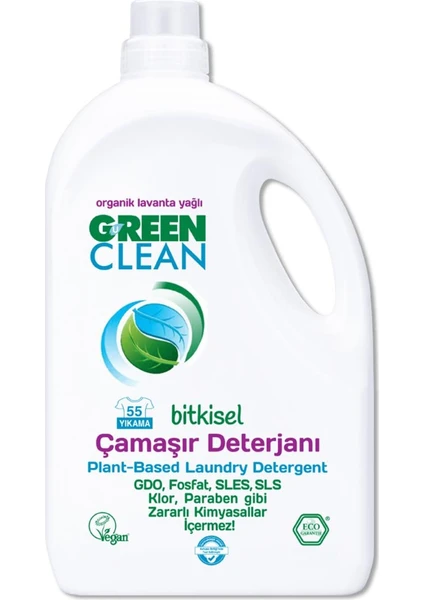 Green Clean Bitkisel Çamaşır Deterjanı