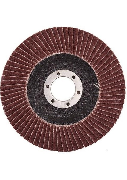 Kupa Katlı Flap Disk Zımpara A80 Kum - 10 Adet