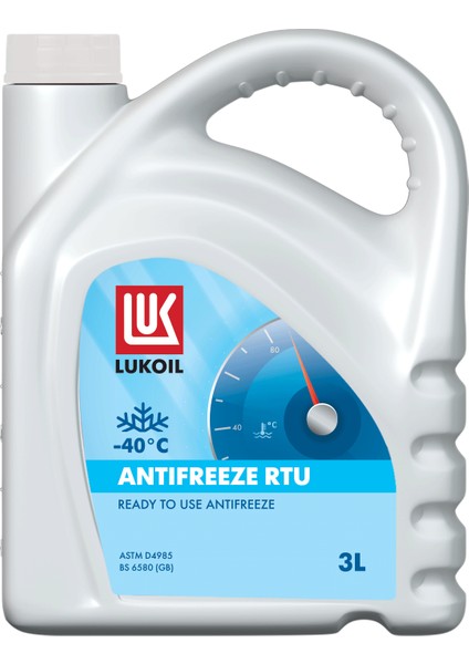 LUKOIL RTU ANTIFREEZE 3 LT - KULLANIMA HAZIR ANTİFRİZ