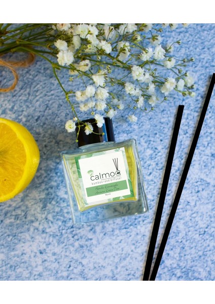 Beyaz Cıcek Kokulu 110ML Bambu Cubuklu Oda ve Ortam Kokusu