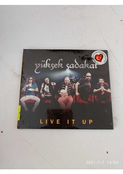 Yüksek Sadakat Live It Up Jelatininde Sıfır CD (Orjinal Dönem Baskı)