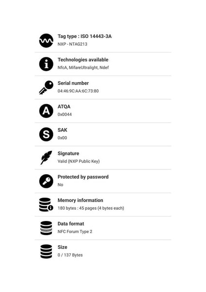 Metal Üstü Nfc Etiket 25MM Dia (10 Adet)