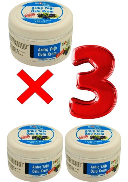 Ardıç Yağı Özlü Krem 100 ml x 3 Adet