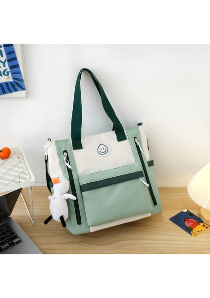 Rahat Büyük Kapasiteli Okul Çantası Ortaokul Lise Öğrencisi Kitap Çantası Sınıf Çantası Kadınlar Için Yüksek Değerli Haberci Çantası (Yurt Dışından) fiyatları