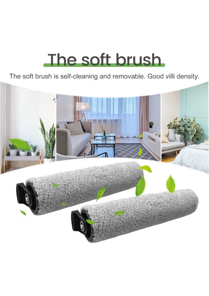 Ifloor 3 ve Floor One S3 Akülü Elektrikli Süpürge Parçaları Için Yedek Fırça Ruloları ve Vakum Filtreleri (Yurt Dışından)
